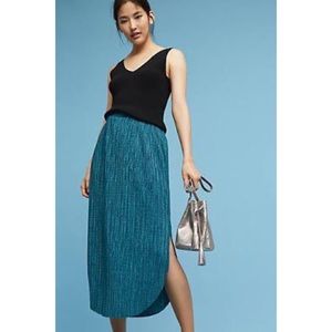 Anthro Sabina Musayev Odelle Textured Midi Skirt